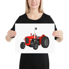 The Tractors Mugs Store 12″×16″ Massey Ferguson 35X Poster Quality Farmers Merch