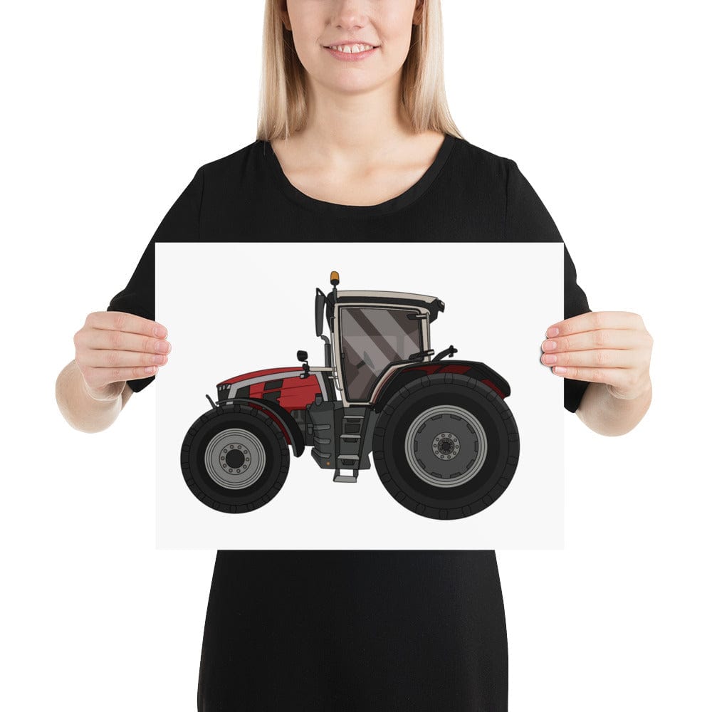 The Tractors Mugs Store 12″×16″ Massey Ferguson 8S 265 (2020) Poster Quality Farmers Merch