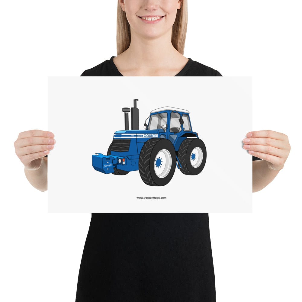 The Tractors Mugs Store 12″×18″ County 1474 (1982) Poster Quality Farmers Merch