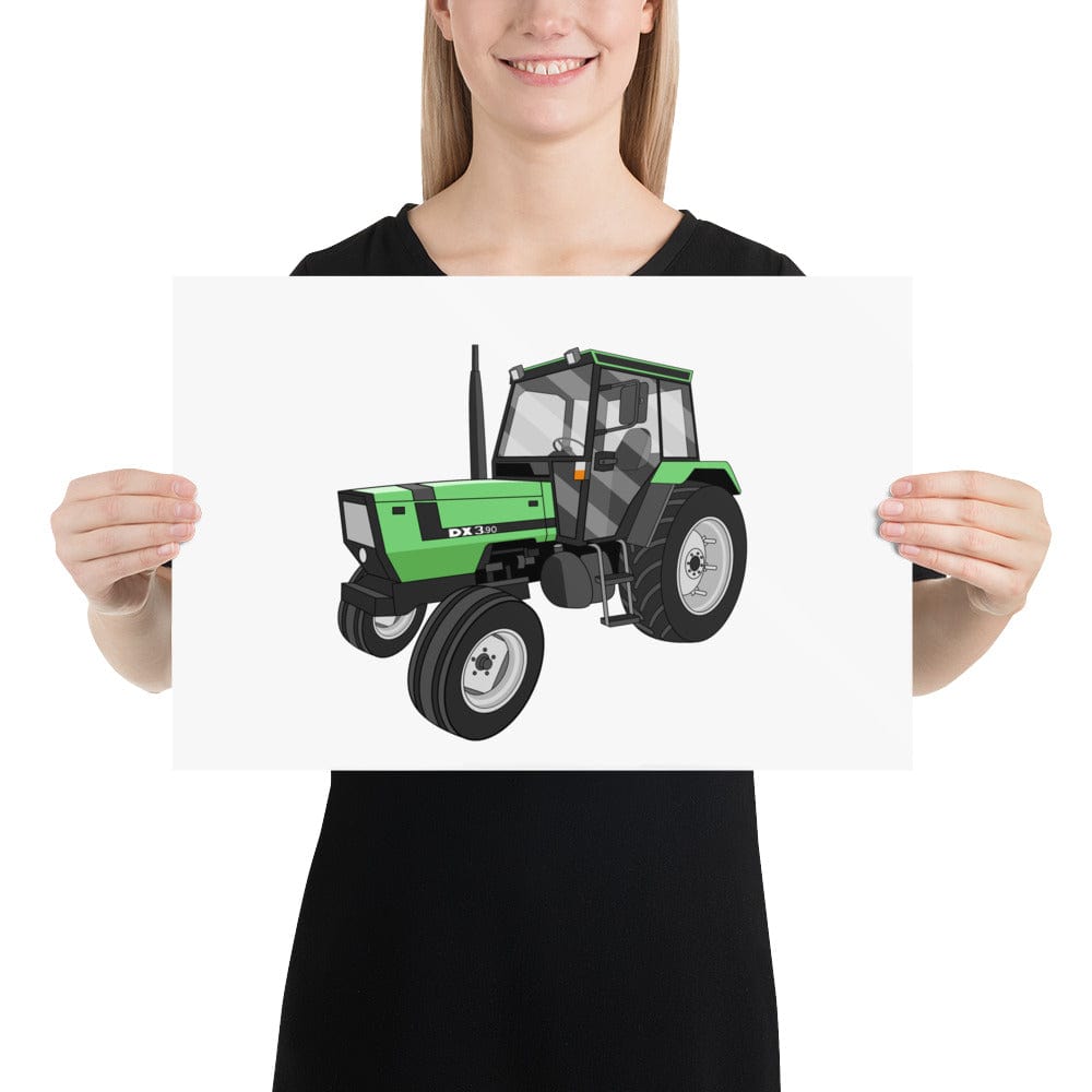 The Tractors Mugs Store 12″×18″ Deutz Fahr DX 3.90 Poster Quality Farmers Merch