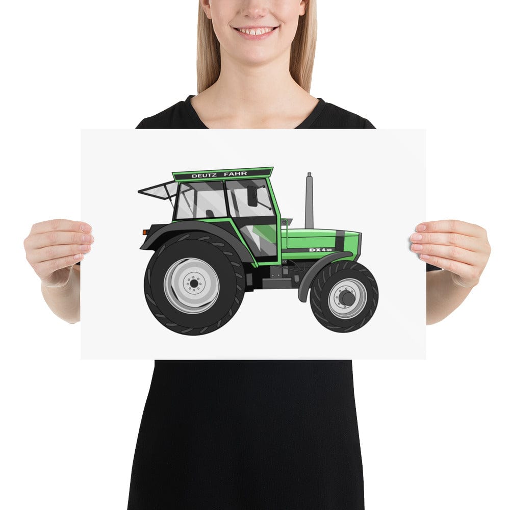 The Tractors Mugs Store 12″×18″ Deutz Fahr DX 4.50 Poster Quality Farmers Merch