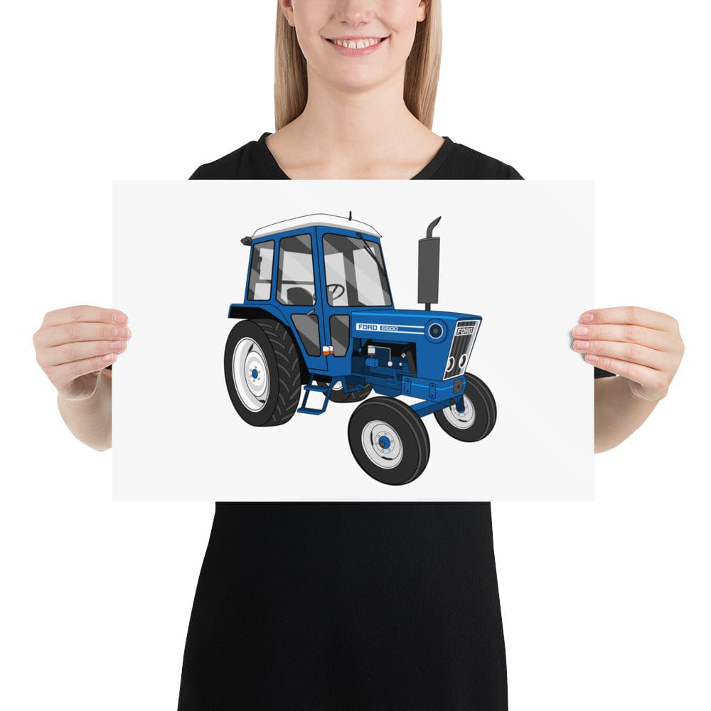 The Tractors Mugs Store 12″×18″ Ford 6600 Poster Quality Farmers Merch