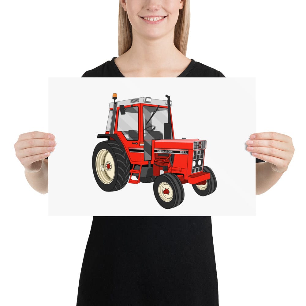 The Tractors Mugs Store 12″×18″ International 785 Poster Quality Farmers Merch