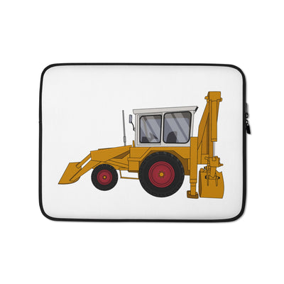 The Tractors Mugs Store 13″ JCB 3C (1975) Laptop Sleeve Quality Farmers Merch