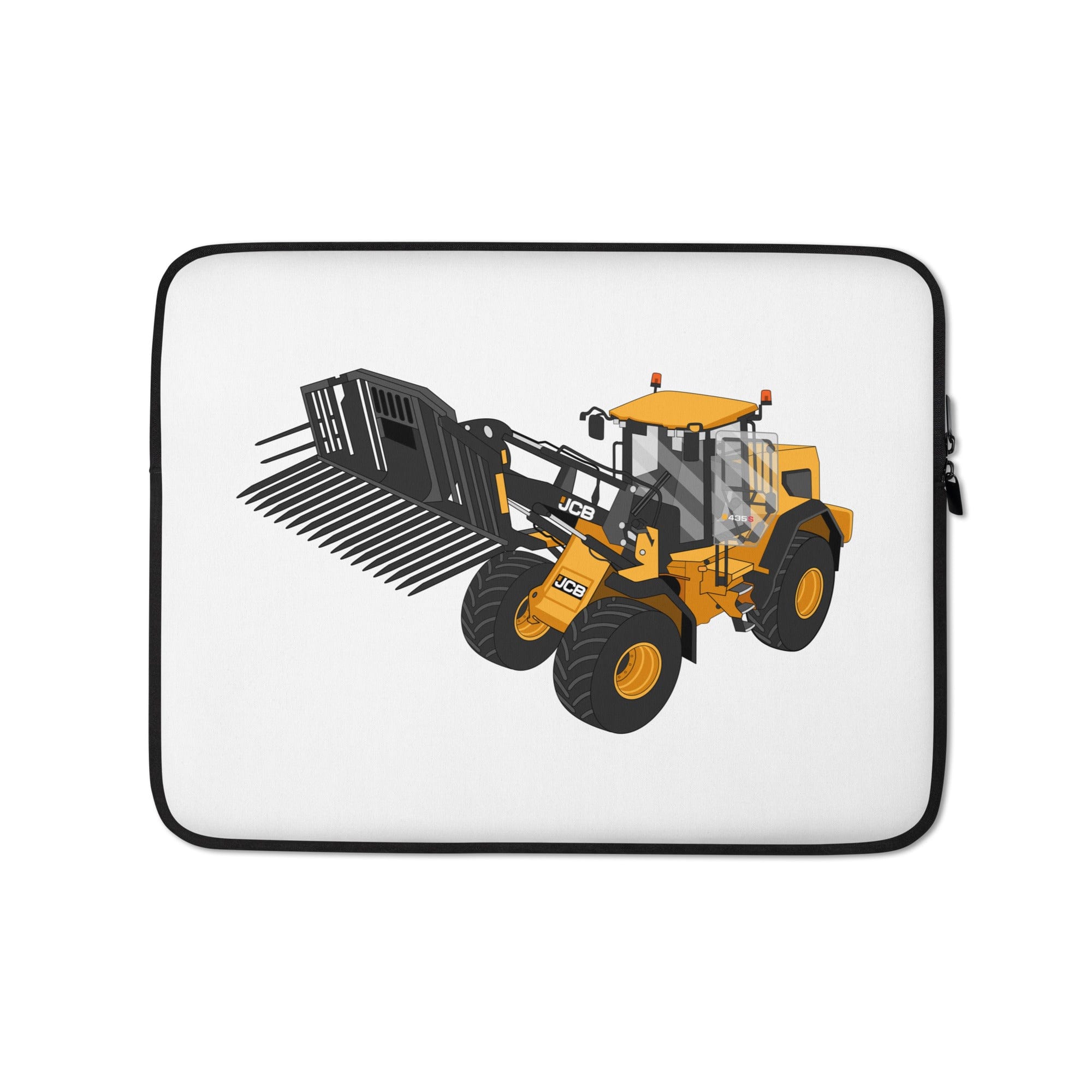 The Tractors Mugs Store 13″ JCB 435 S Farm Master Laptop Sleeve Quality Farmers Merch