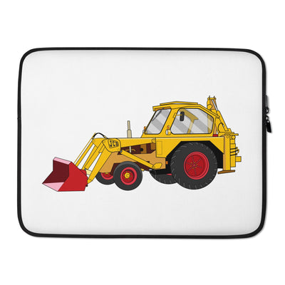 The Tractors Mugs Store 15″ JCB 3 Backhoe Laptop Sleeve Quality Farmers Merch