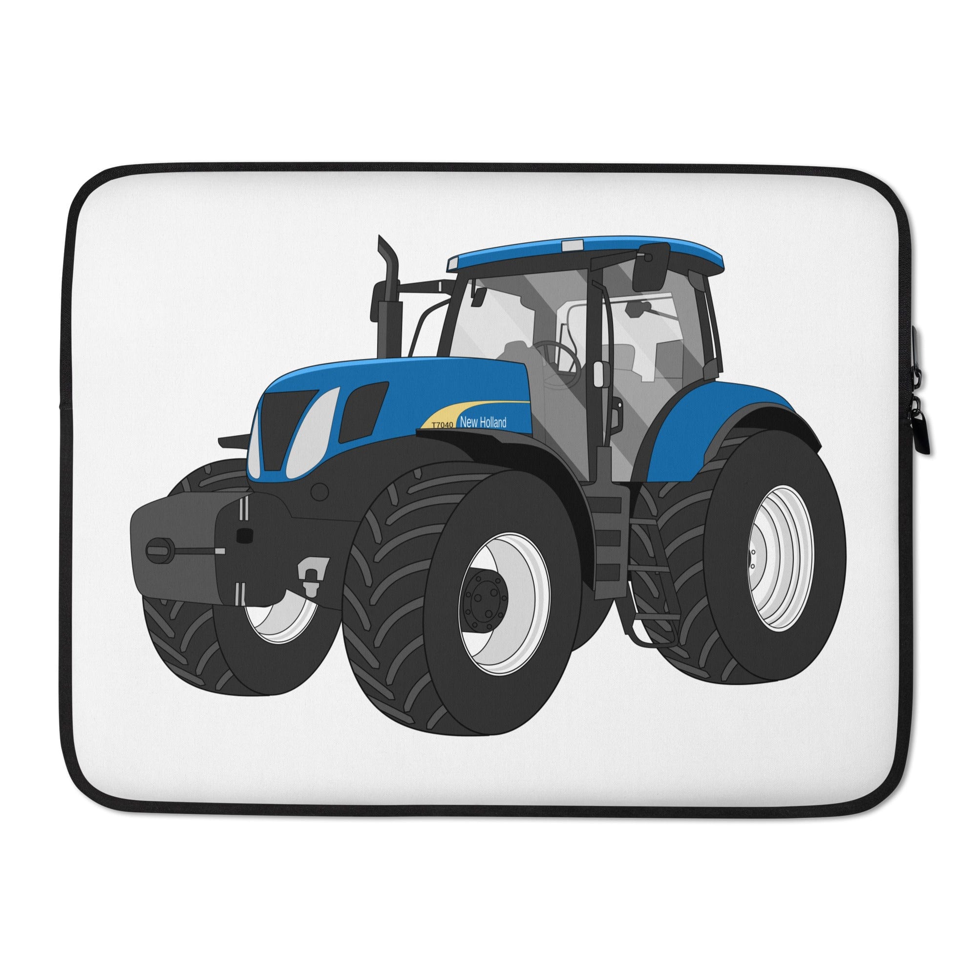 The Tractors Mugs Store 15″ New Holland The 7040-1 Laptop Sleeve Quality Farmers Merch