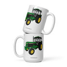 The Tractors Mugs Store 15 oz John Deere 3050 2WD  White glossy mug Quality Farmers Merch