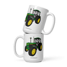 The Tractors Mugs Store 15 oz John Deere 3350 4WD  White glossy mug Quality Farmers Merch