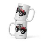 The Tractors Mugs Store 15 oz Massey Ferguson 399 white glossy mug Quality Farmers Merch