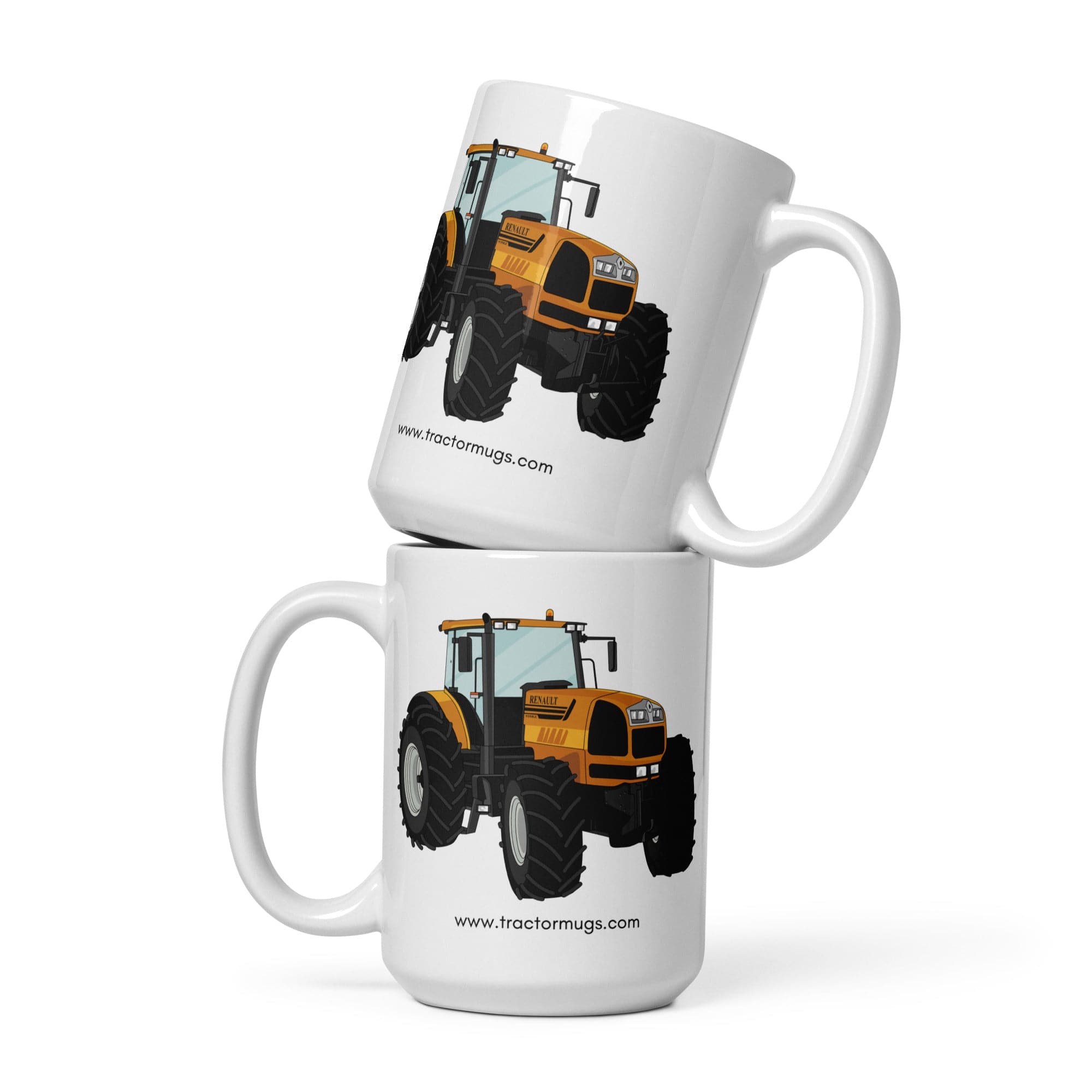 The Tractors Mugs Store 15 oz Renault 935Rz White glossy mug Quality Farmers Merch