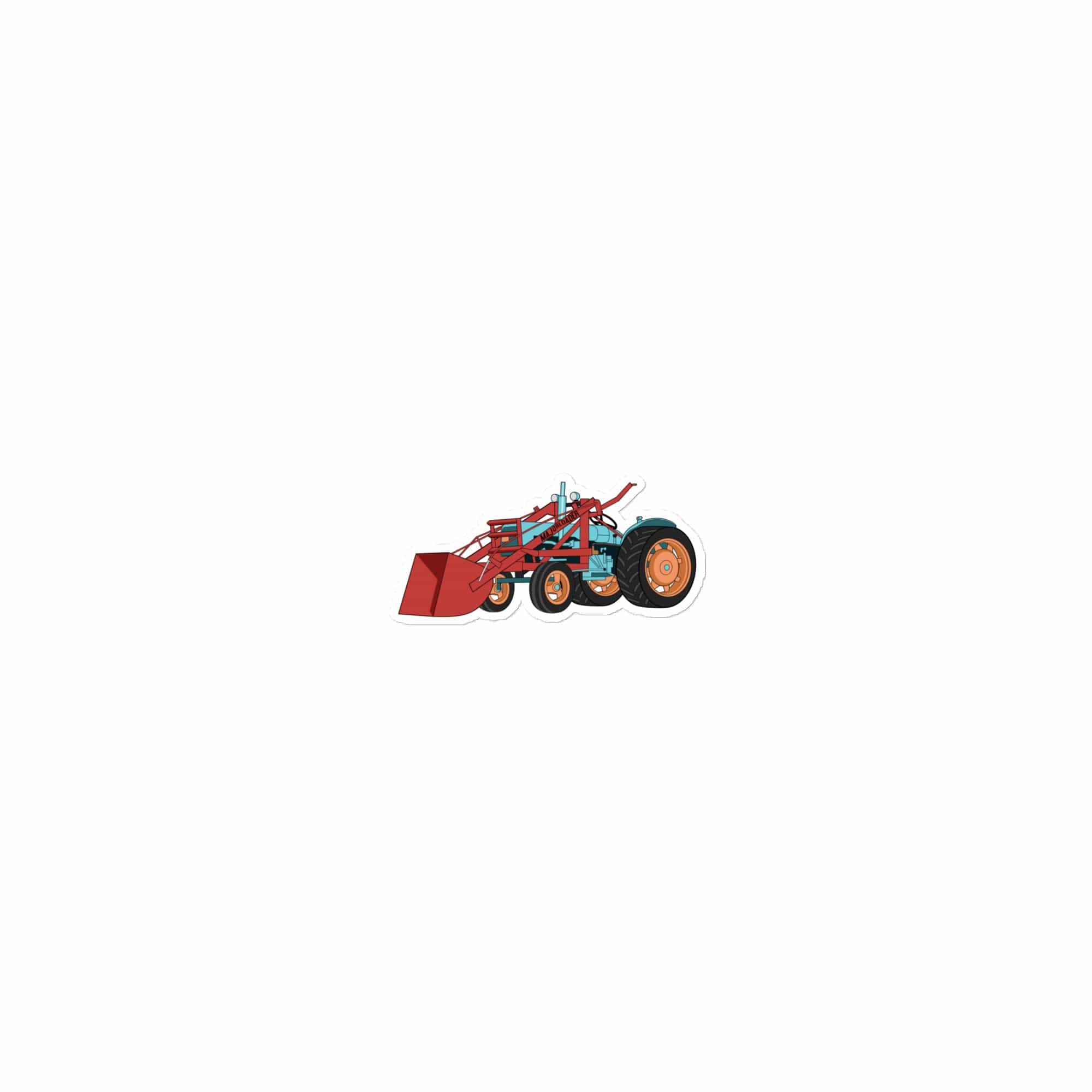 The Tractors Mugs Store 15″×3.75″ JCB Major Loader Bubble-free stickers Quality Farmers Merch