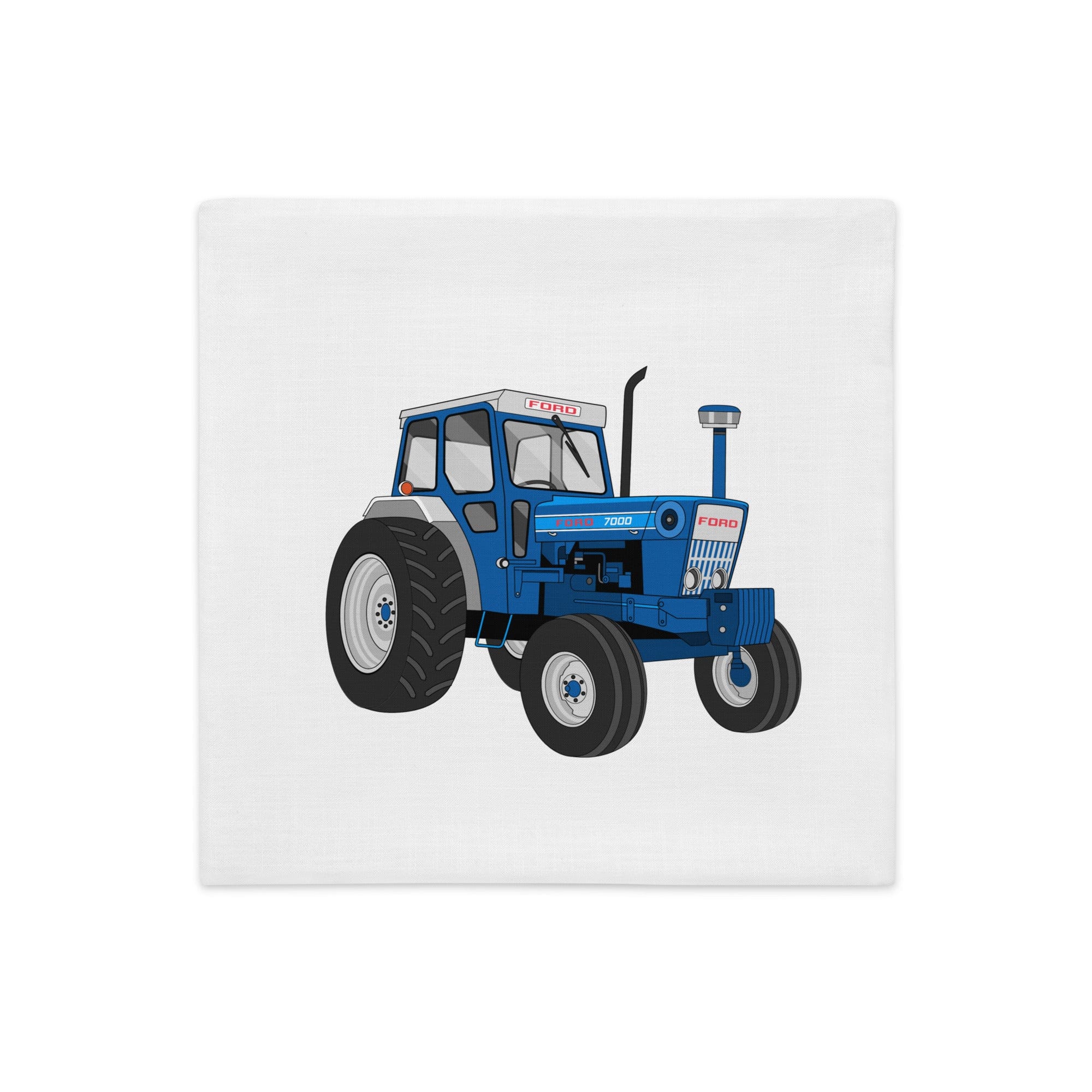 The Tractors Mugs Store 18″×18″ Ford 7000  |  Premium Pillow Case Quality Farmers Merch