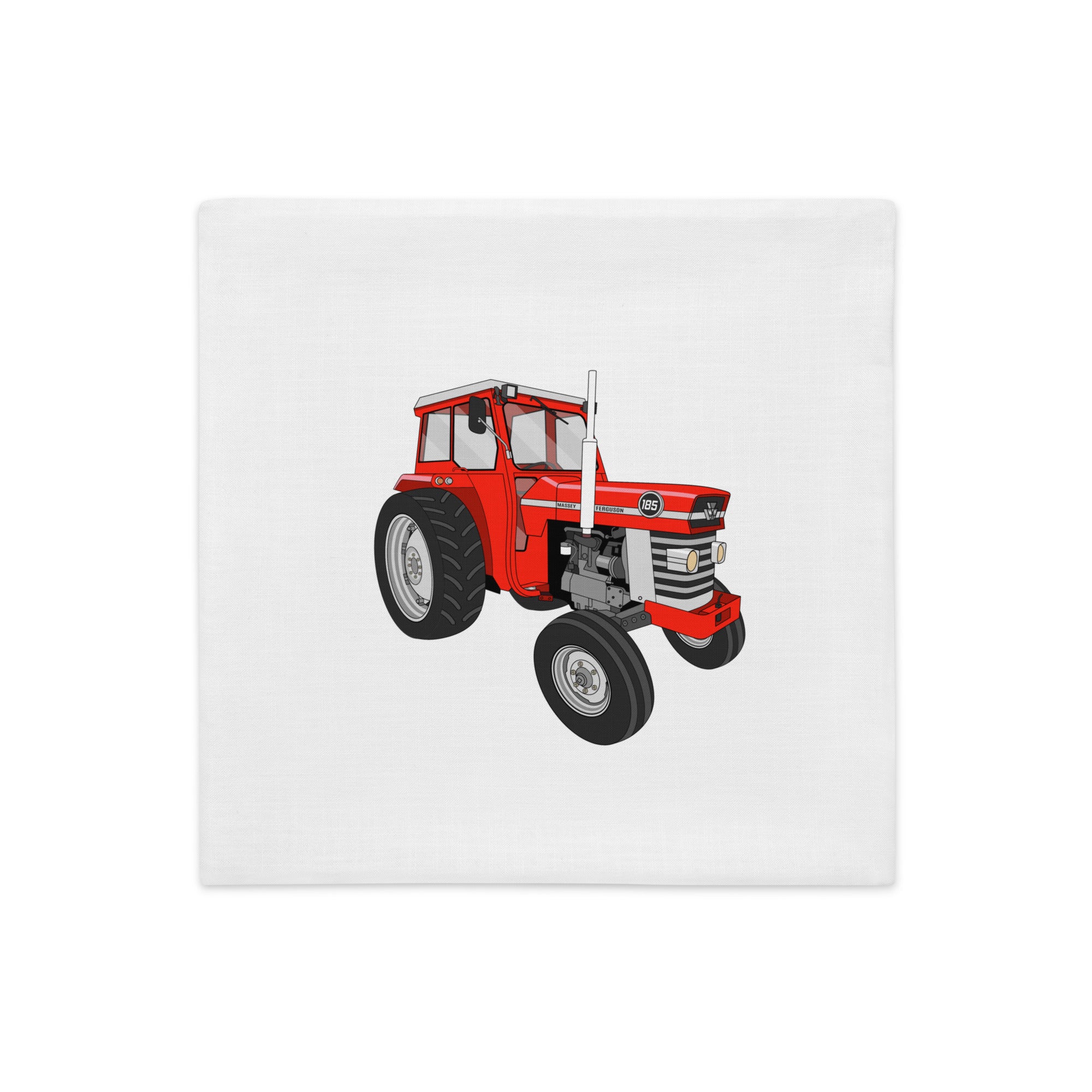 The Tractors Mugs Store 18″×18″ Massey Ferguson 185  |  Premium Pillow Case Quality Farmers Merch