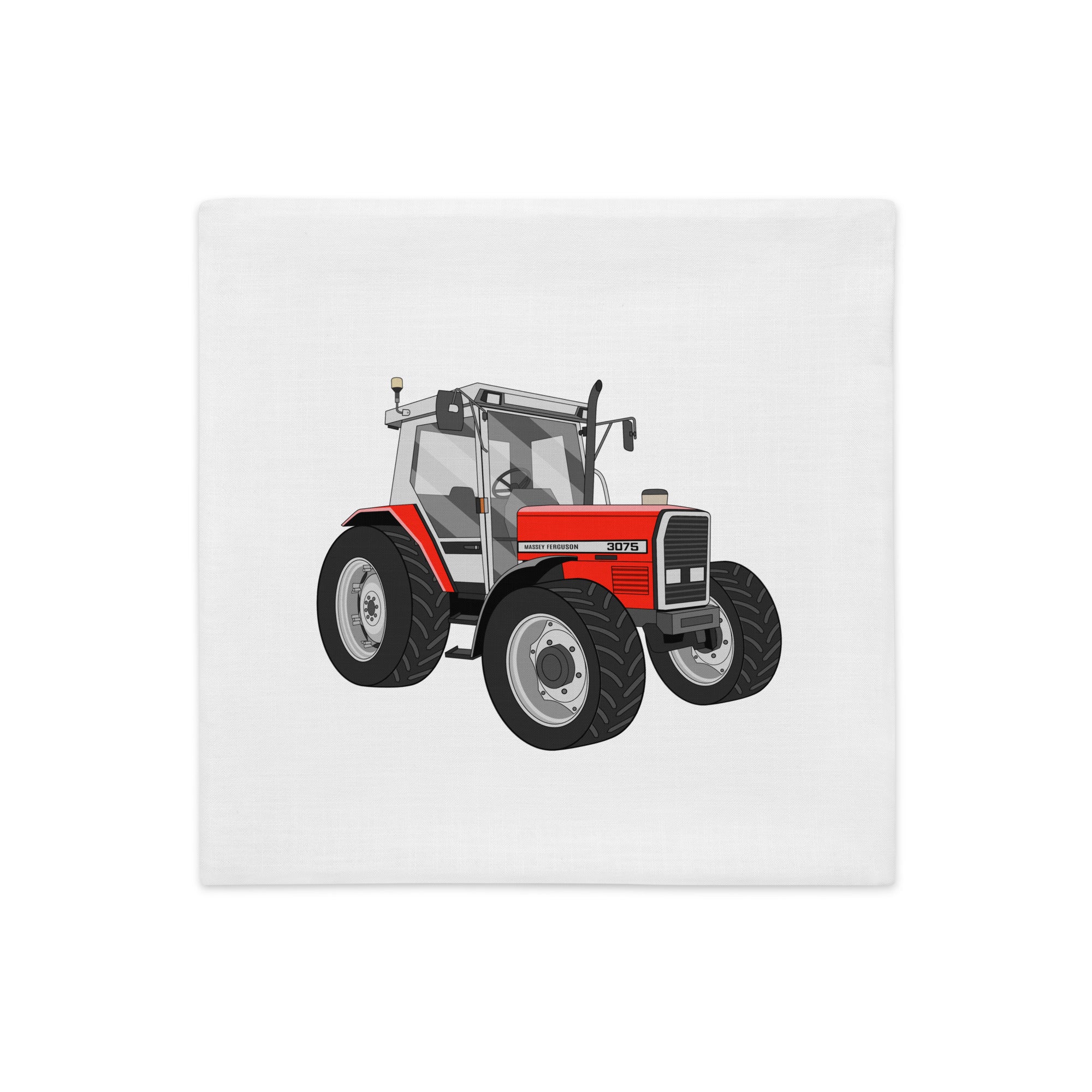 The Tractors Mugs Store 18″×18″ Massey Ferguson 3075  |  Premium Pillow Case Quality Farmers Merch