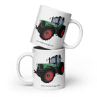 The Tractors Mugs Store 20 oz Fendt Favorit 816 White glossy mug Quality Farmers Merch