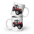 The Tractors Mugs Store 20 oz Massey Ferguson 6180  White glossy mug Quality Farmers Merch