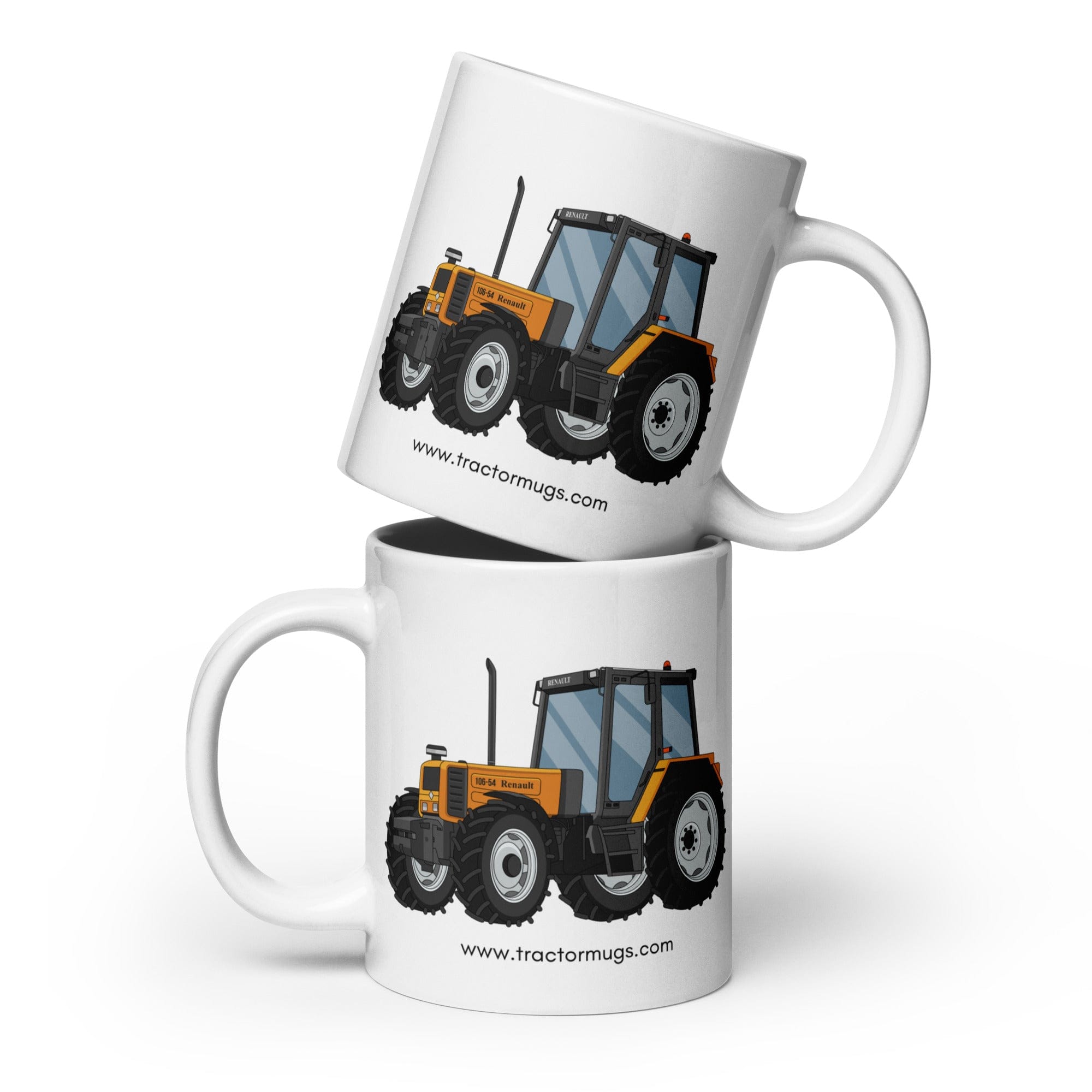 The Tractors Mugs Store 20 oz Renault 106 54 White glossy mug Quality Farmers Merch