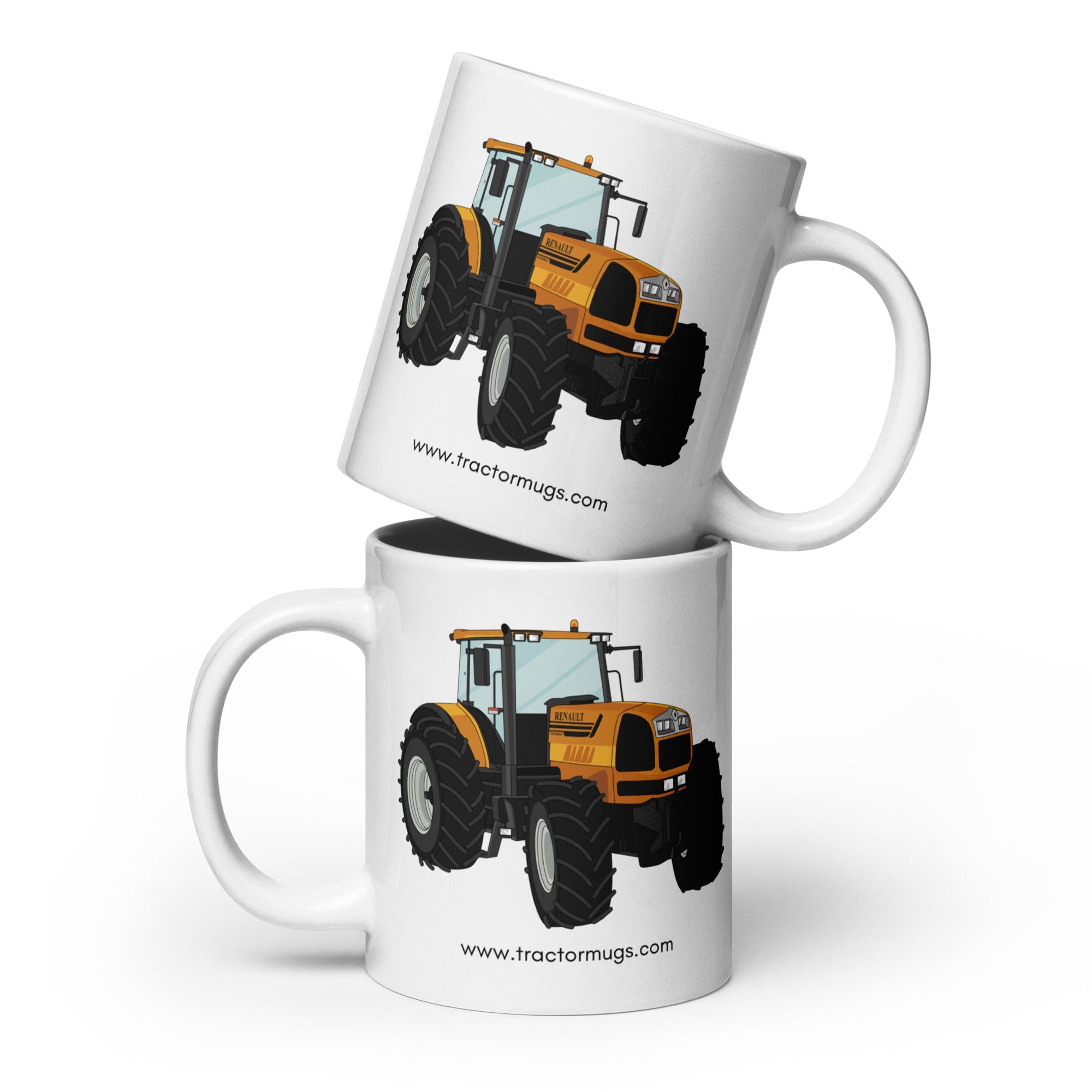 The Tractors Mugs Store 20 oz Renault 935Rz White glossy mug Quality Farmers Merch