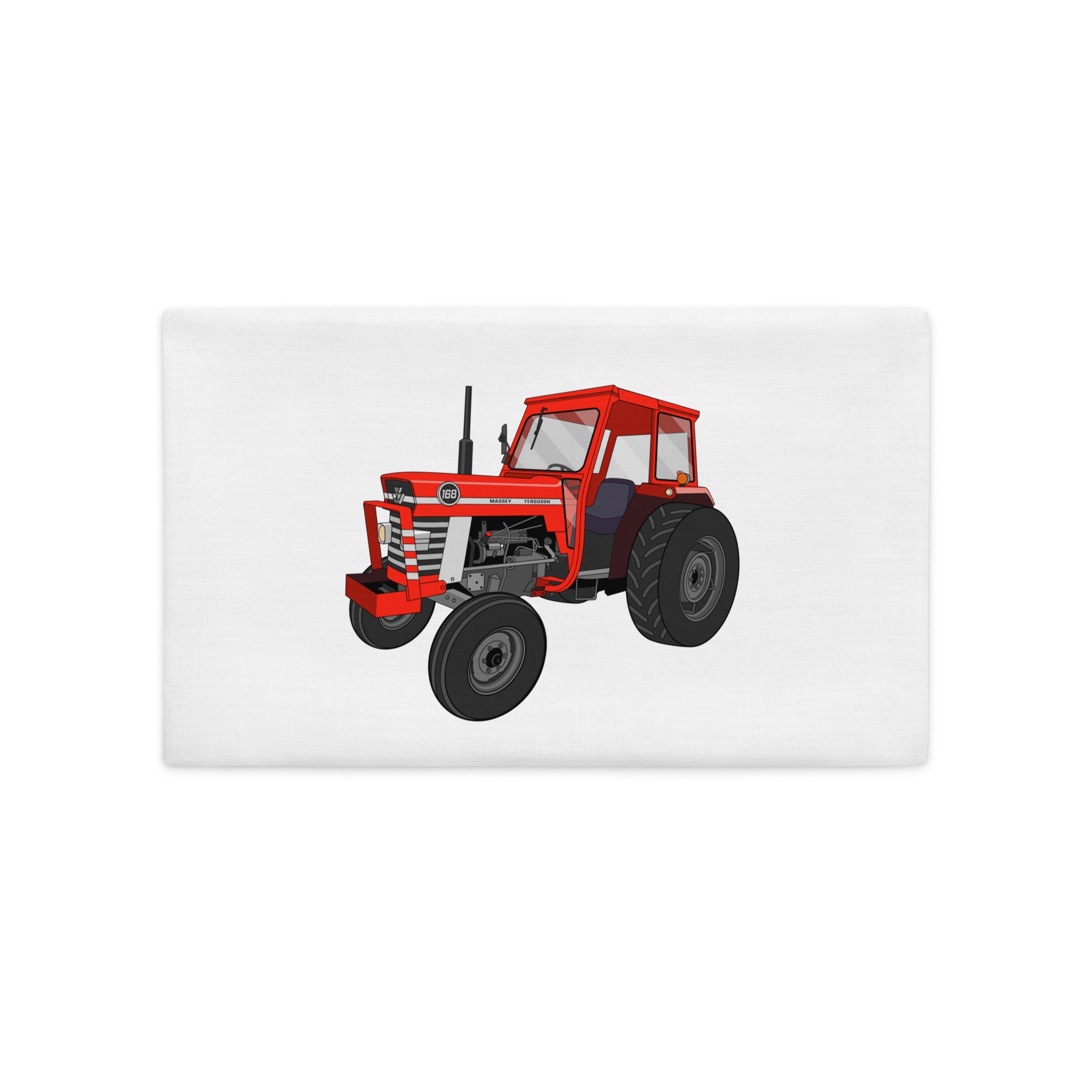 The Tractors Mugs Store 20″×12″ Massey Ferguson 168   |  Premium Pillow Case Quality Farmers Merch