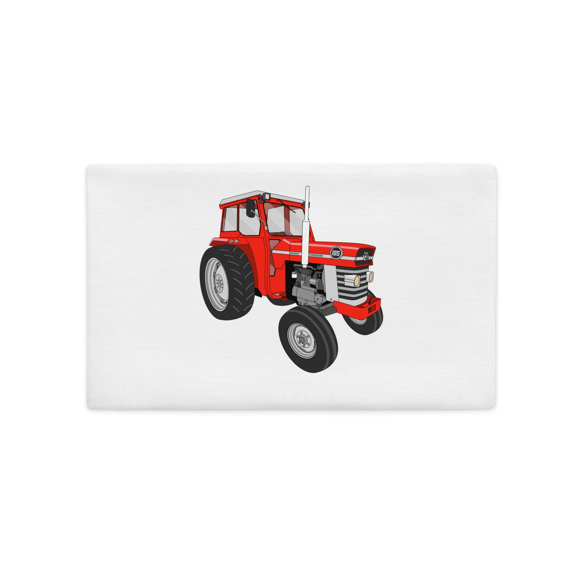 The Tractors Mugs Store 20″×12″ Massey Ferguson 185  |  Premium Pillow Case Quality Farmers Merch