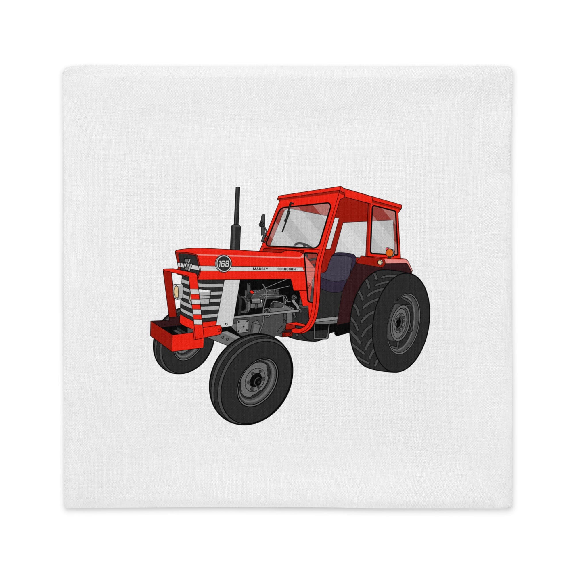 The Tractors Mugs Store 22″×22″ Massey Ferguson 168   |  Premium Pillow Case Quality Farmers Merch