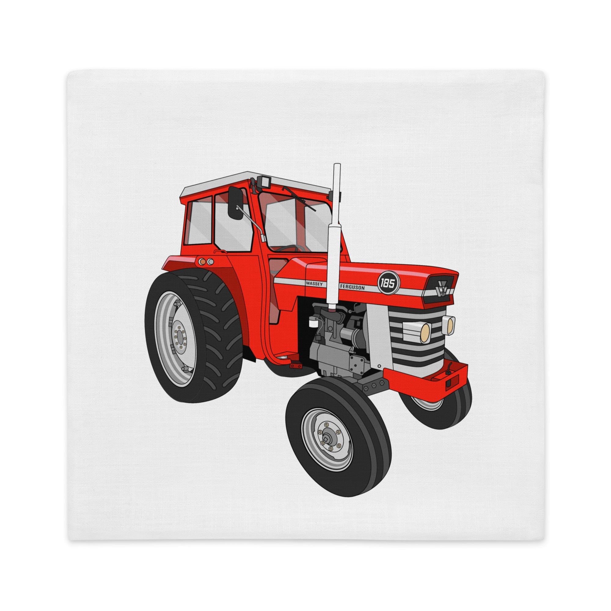 The Tractors Mugs Store 22″×22″ Massey Ferguson 185  |  Premium Pillow Case Quality Farmers Merch