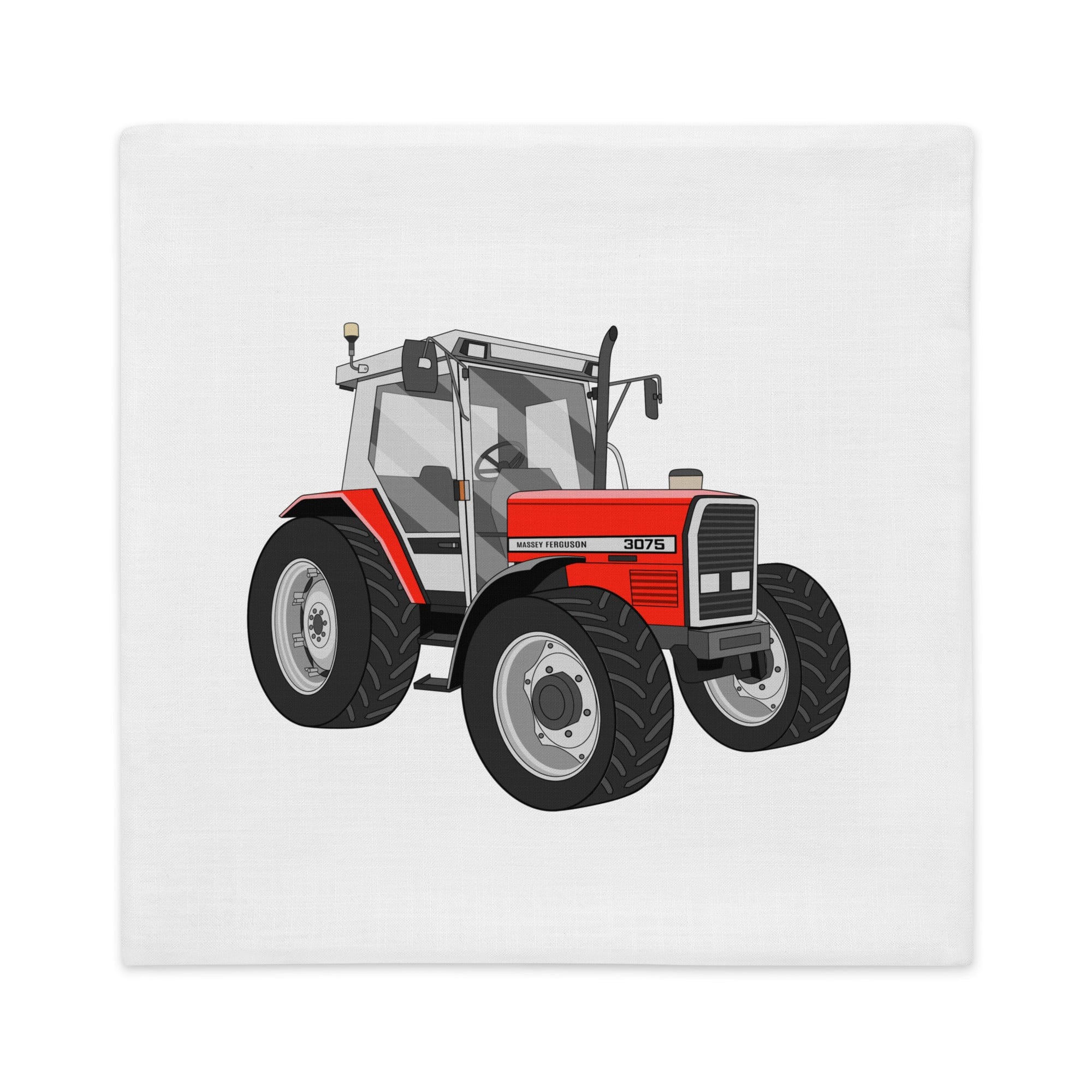 The Tractors Mugs Store 22″×22″ Massey Ferguson 3075  |  Premium Pillow Case Quality Farmers Merch