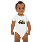 The Tractors Mugs Store 3-6m MB Trac 1300 Organic cotton baby bodysuit Quality Farmers Merch