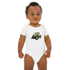 The Tractors Mugs Store 3-6m MB Trac 1500 Organic cotton baby bodysuit Quality Farmers Merch