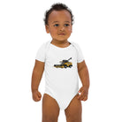 The Tractors Mugs Store 3-6m New Holland CX 8060 Combine Harvester Organic cotton baby bodysuit Quality Farmers Merch