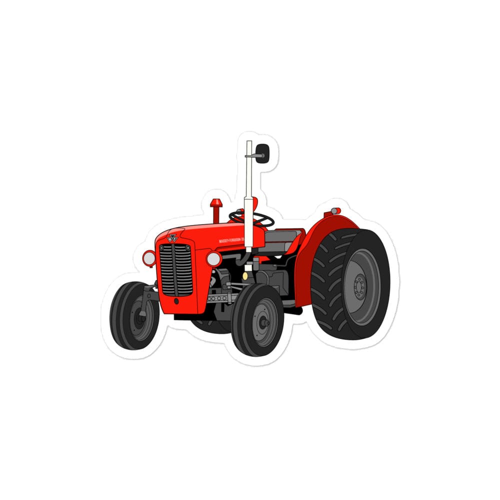 The Tractors Mugs Store 4″×4″ Massey Ferguson 35X Bubble-free stickers Quality Farmers Merch