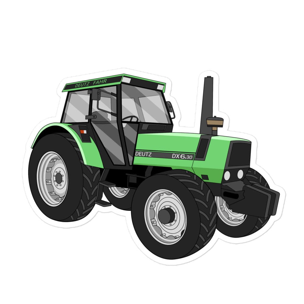 The Tractors Mugs Store 5.5″×5.5″ Deutz Fahr DX 6.30 Bubble-free stickers Quality Farmers Merch