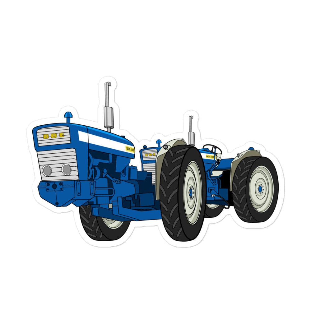 The Tractors Mugs Store 5.5″×5.5″ DOE Dual Drive 130 Bubble-free stickers Quality Farmers Merch