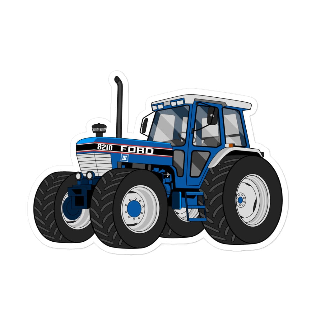 The Tractors Mugs Store 5.5″×5.5″ Ford 8210 4WD Bubble-free stickers Quality Farmers Merch