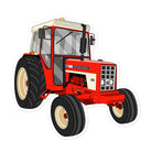 The Tractors Mugs Store 5.5″×5.5″ International 674 Bubble-free stickers Quality Farmers Merch