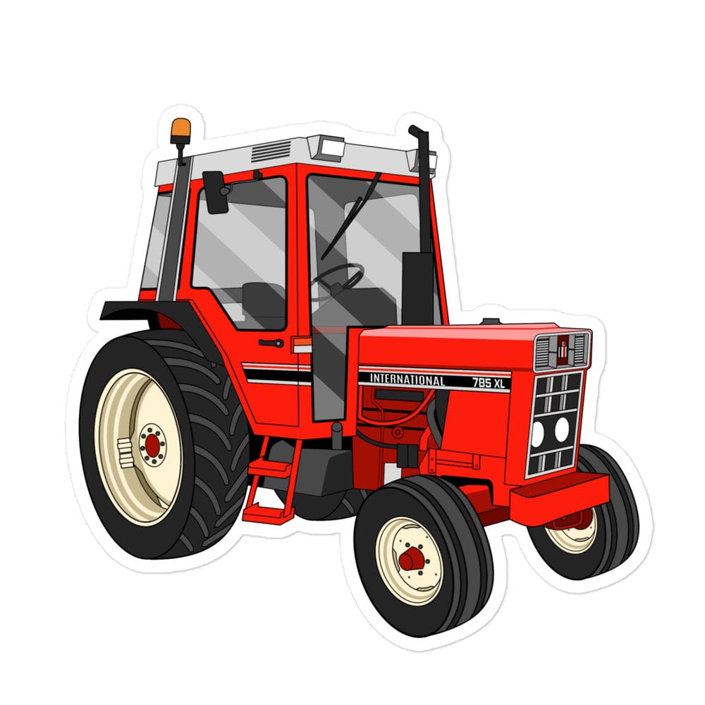 The Tractors Mugs Store 5.5″×5.5″ International 785 Bubble-free stickers Quality Farmers Merch