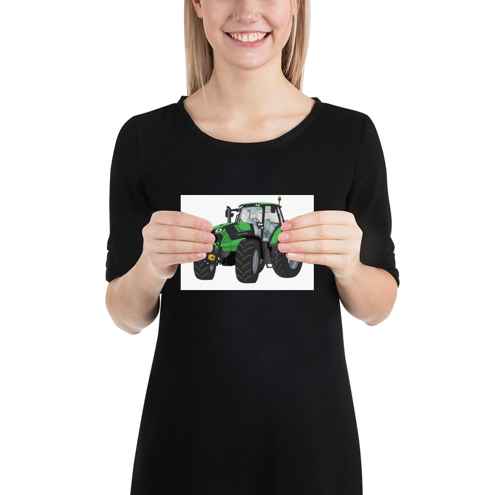 The Tractors Mugs Store 5″×7″ Deutz - Fahr Agrotron 7250 TTV Poster Quality Farmers Merch