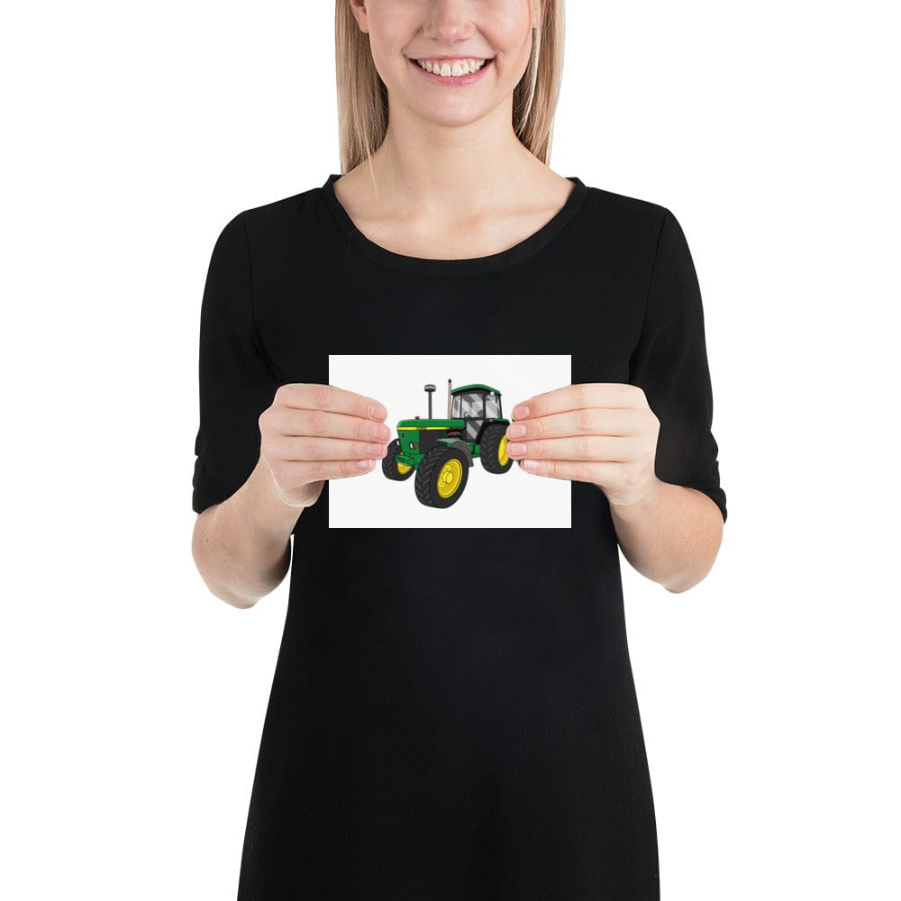 The Tractors Mugs Store 5″×7″ John Deere 3350 4WD Poster Quality Farmers Merch