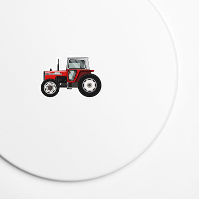 The Tractors Mugs Store 6″×6″ Massey Ferguson 590 Magnet Quality Farmers Merch