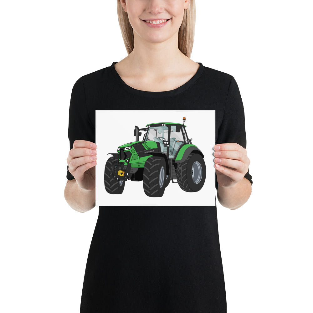 The Tractors Mugs Store 8″×10″ Deutz - Fahr Agrotron 7250 TTV Poster Quality Farmers Merch