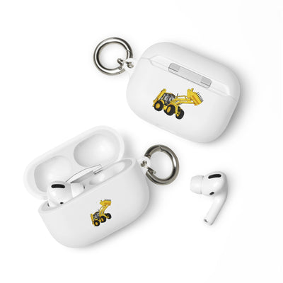 The Tractors Mugs Store AirPods Pro JCB 4CX Rubber Case for AirPods® Quality Farmers Merch
