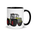 The Tractors Mugs Store Black Class Xerion 5000 Tractor VC Mug with Color Inside Quality Farmers Merch