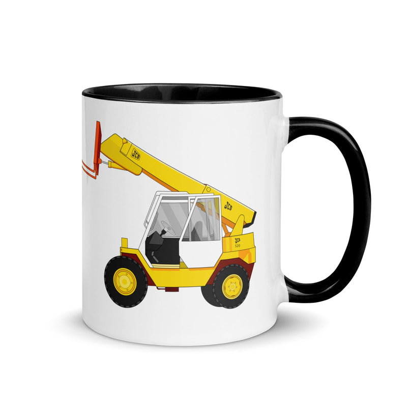 The Tractors Mugs Store Black Mug with Color Inside Quality Farmers Merch