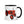 The Tractors Mugs Store Black Nuffield 4 60 Mug with Color Inside Quality Farmers Merch