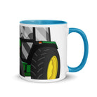 The Tractors Mugs Store Blue John Deere 3350 4WD 2.0 Mug with Color Inside Quality Farmers Merch