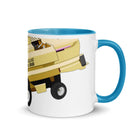 The Tractors Mugs Store Blue New Holland TX 66 Combine Harvester 2.0 Mug with Color Inside Quality Farmers Merch
