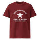 The Tractors Mugs Store Burgundy / S Milking Parlour Star Unisex organic cotton t-shirt Quality Farmers Merch