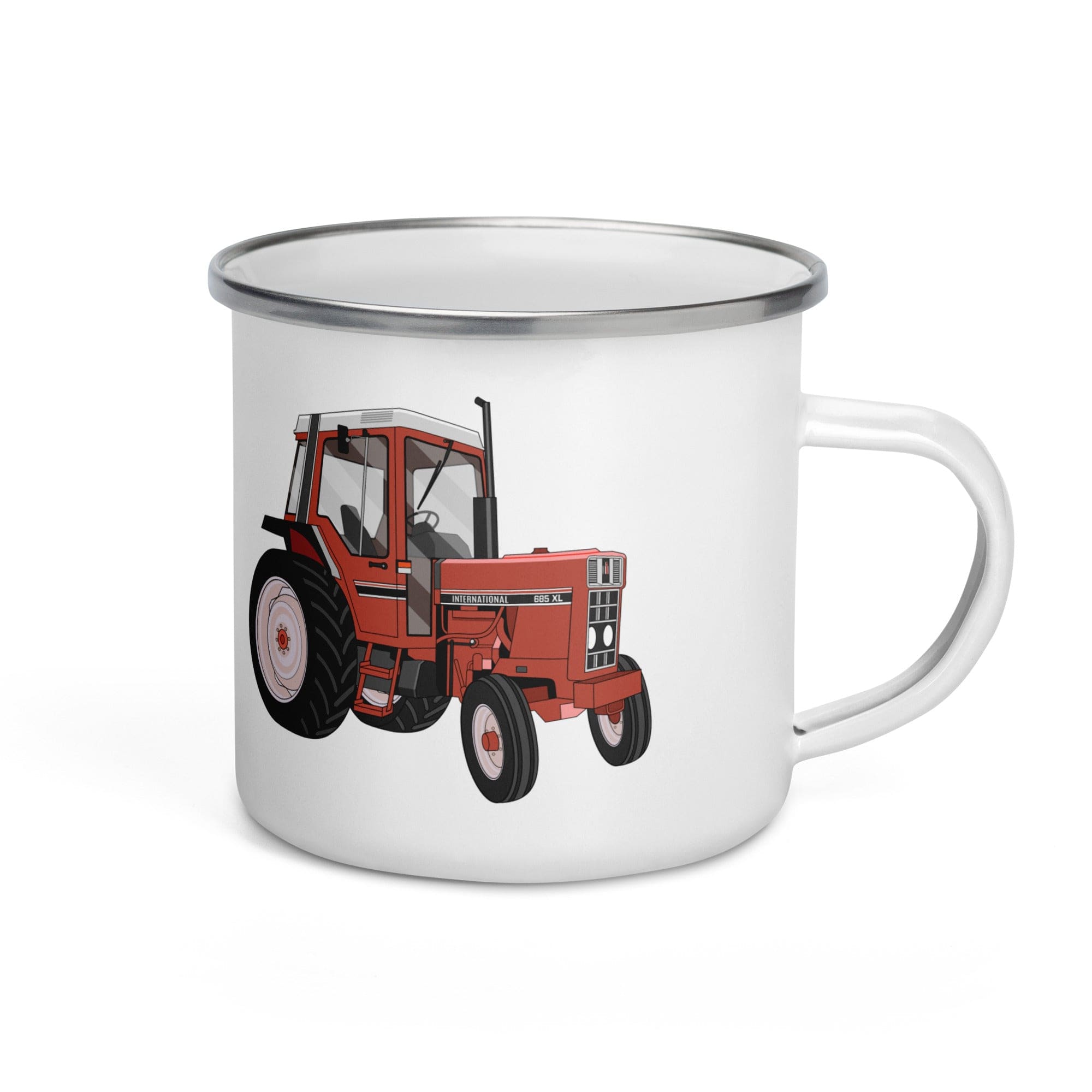 The Tractors Mugs Store Case 685 XL | Enamel Mug Quality Farmers Merch