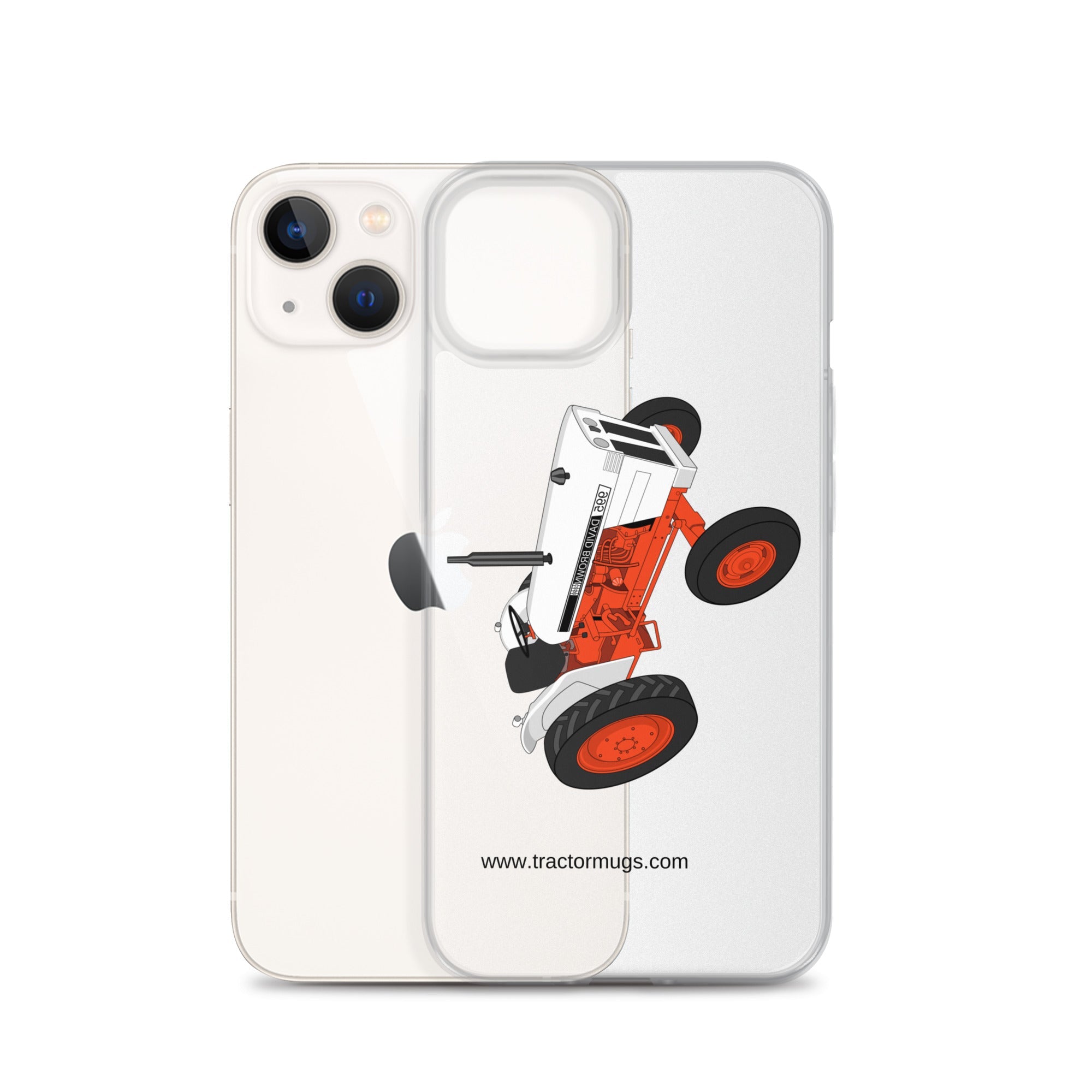 The Tractors Mugs Store Case David Brown 995 (1973) Clear Case for iPhone® Quality Farmers Merch